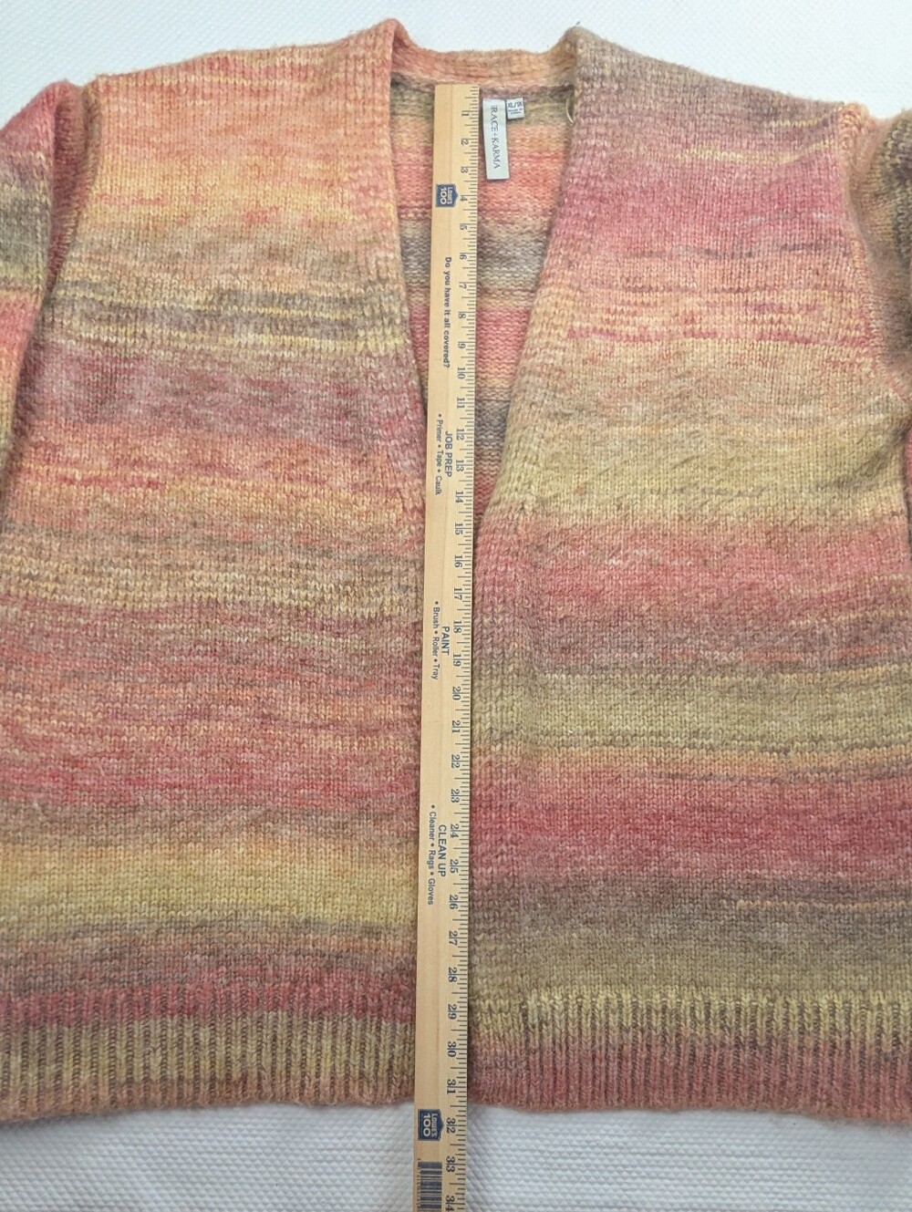 Grace + Karma size XL/1X  striped open cardigan - Picture 5 of 6